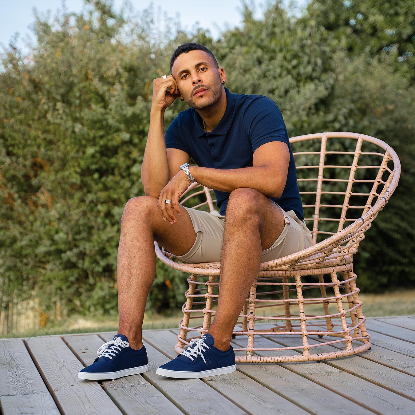 Gaia Sneakers - Nachtblau