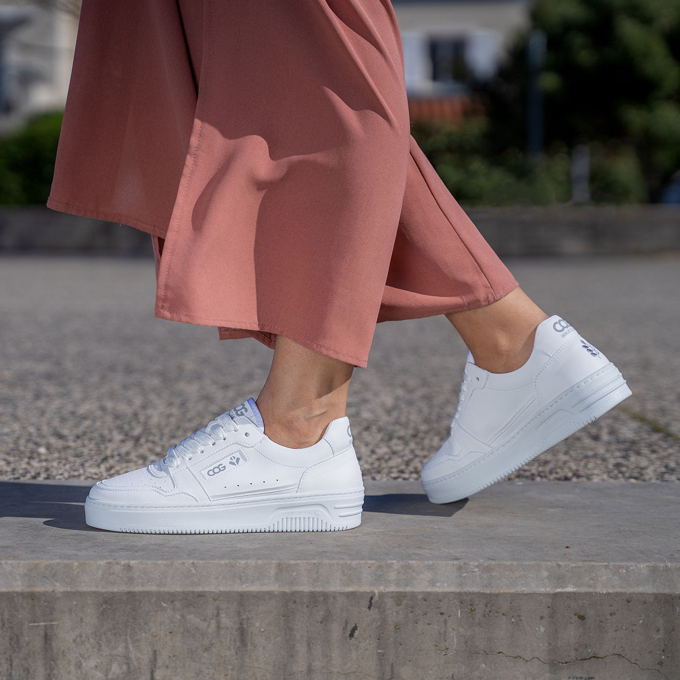 Able - White Vegan Corn Sneaker