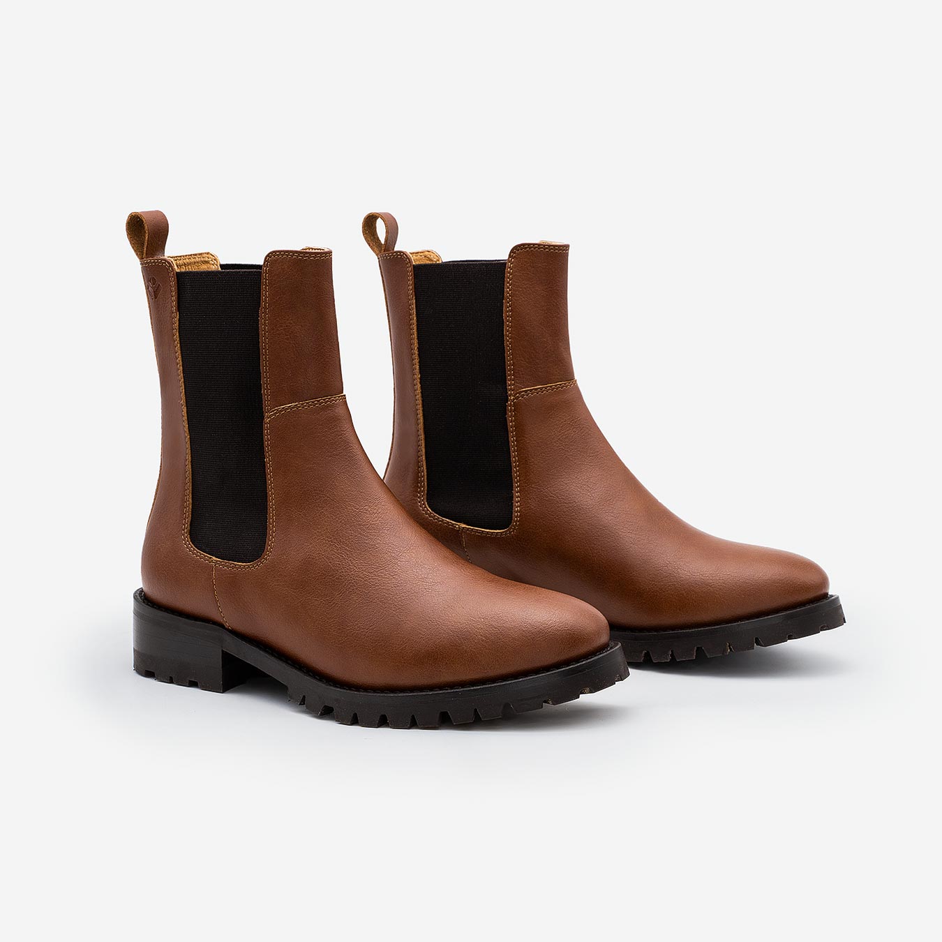 Themis - Braune Vegane Chelsea Boots