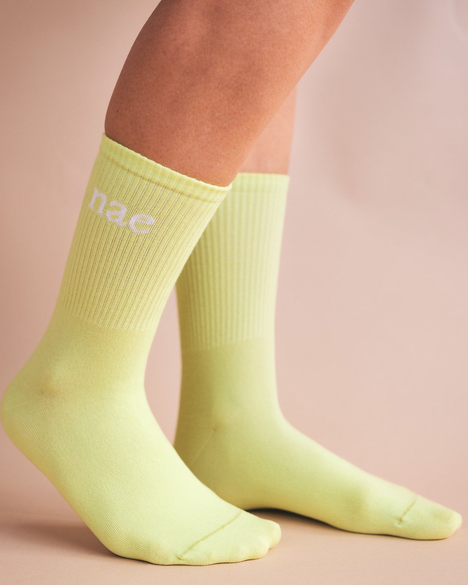 green socks of organic cotton from nae vegan shoes