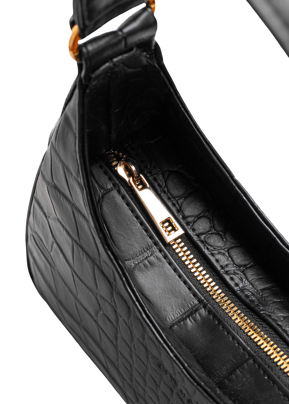 AUDREY BAG corn leather black croco