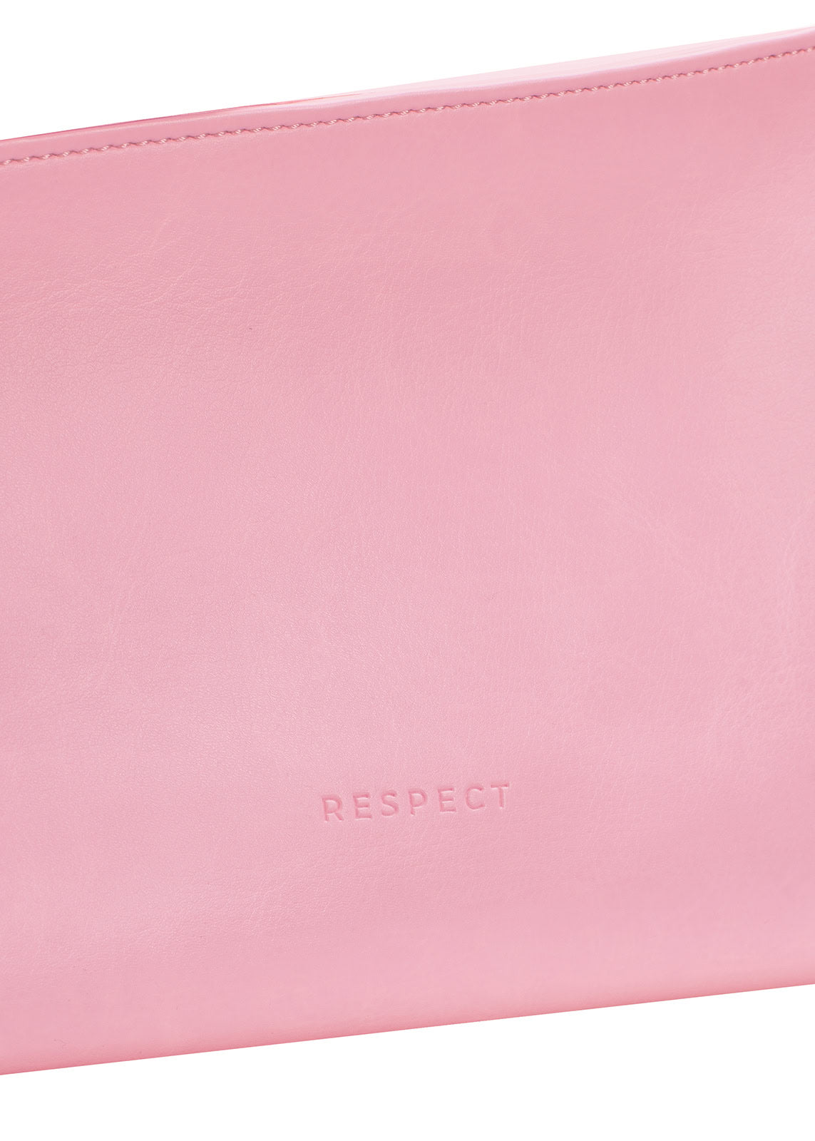 SLICED BAGUETTE BAG corn leather pink