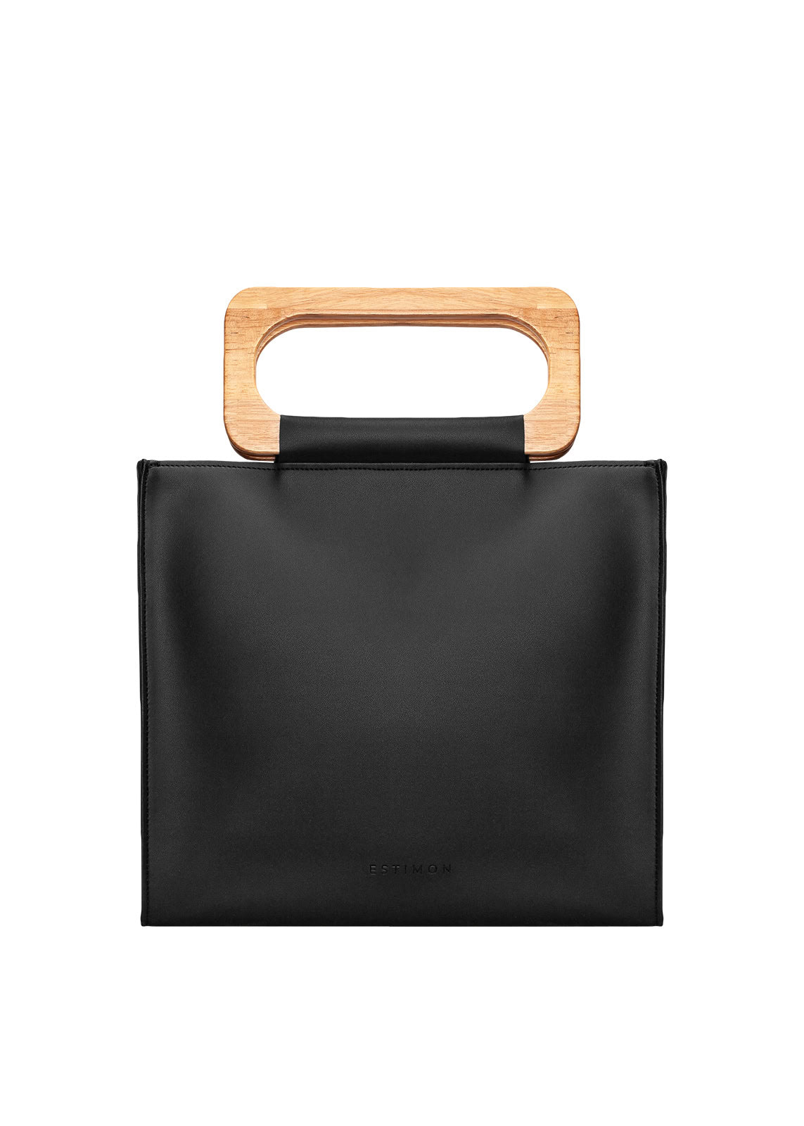 BASKET BAG olive leather black
