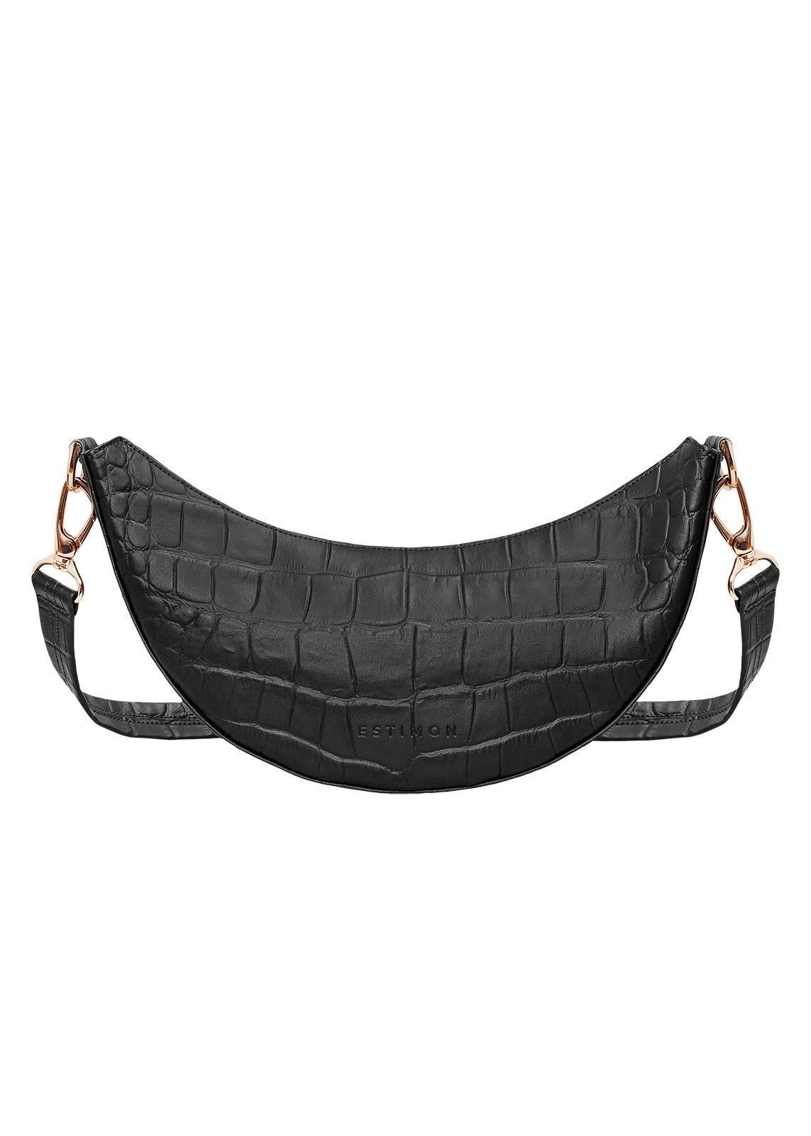MINI HOBO BAG corn leather black croco