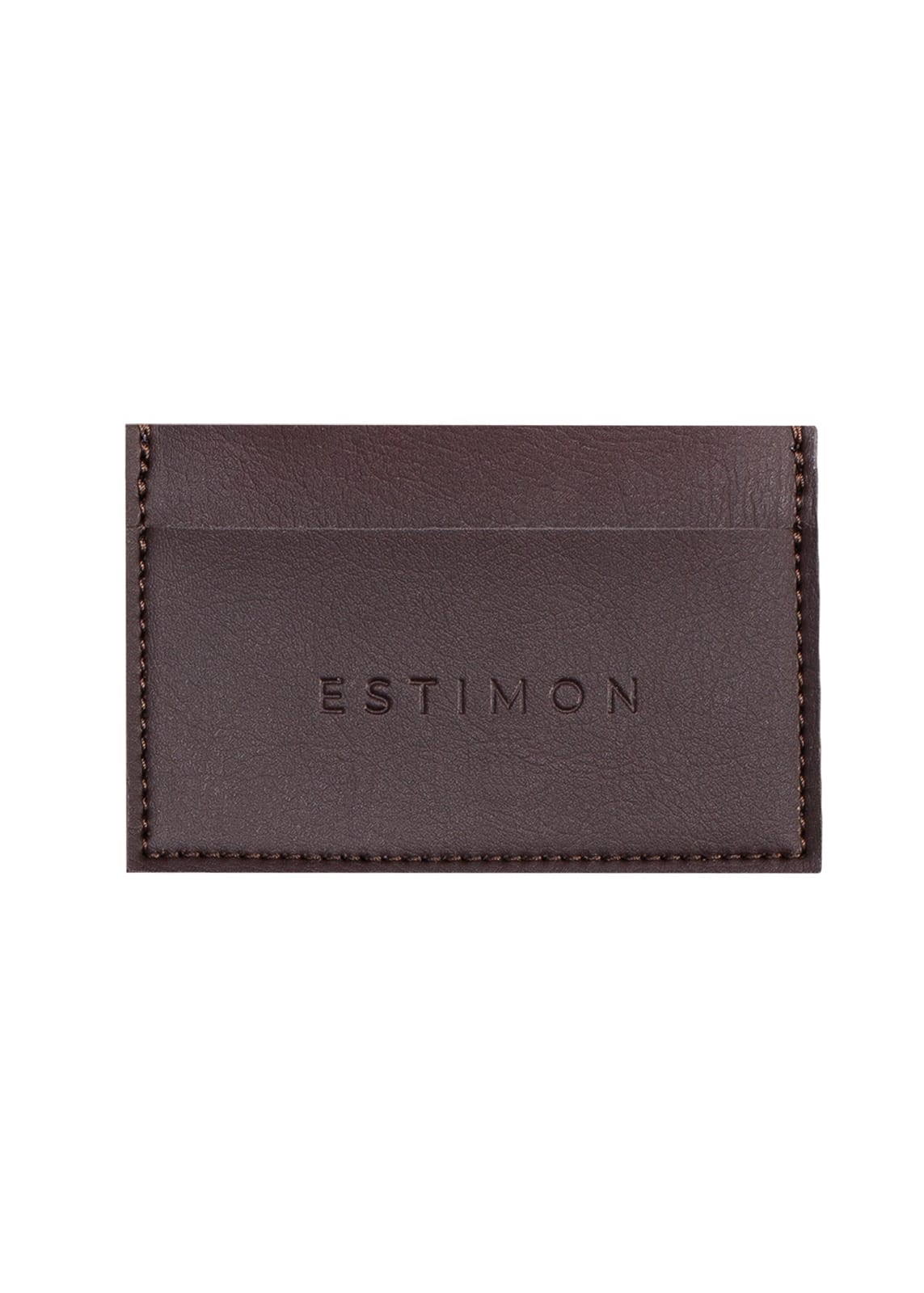 CARDHOLDER corn leather chocolate