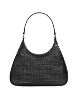 AUDREY BAG corn leather black croco