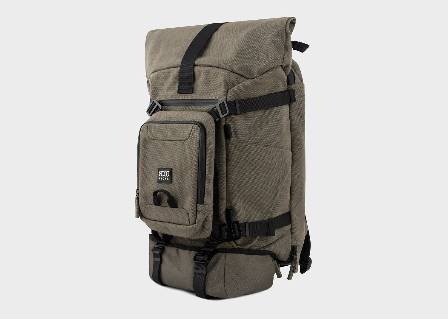 Nomad Hanf Rucksack in Dunkelgrün