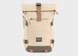 Nomad Hemp Backpack in Beige and Green