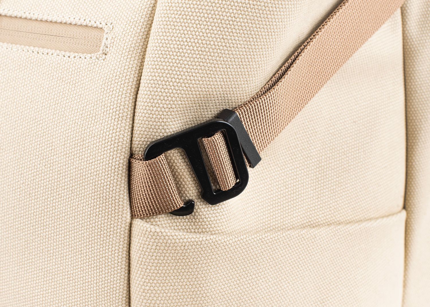 Nomad Hanf Rucksack in Beige & Grün