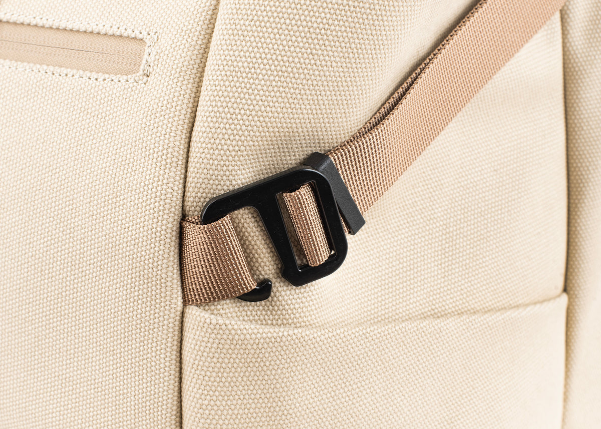 Nomad Hanf Rucksack in Beige & Grün