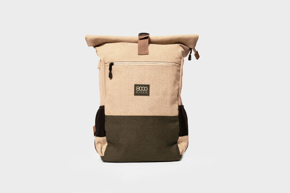 The Everyday Hemp Rolltop Backpacks - The #1 weatherproof hemp bag