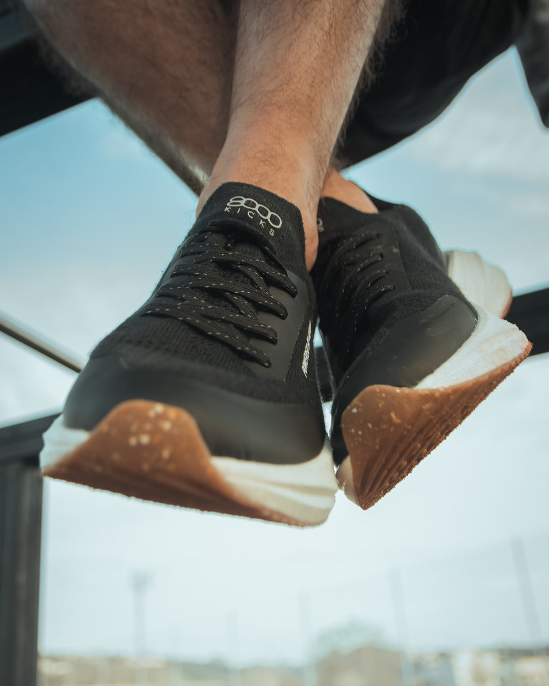 Hemp Runners für Herren in Schwarz & Weiß