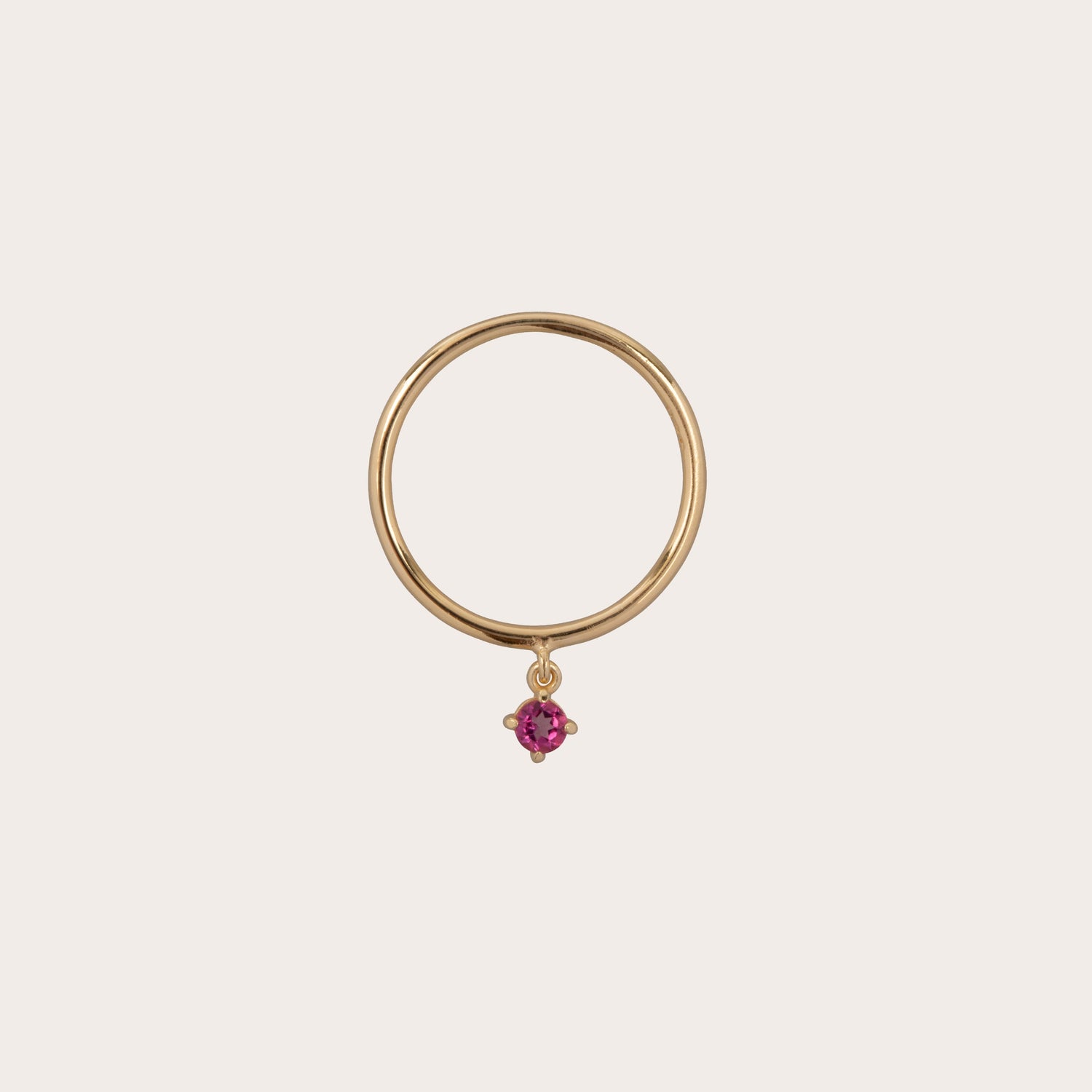 Mångata pink topaz ring