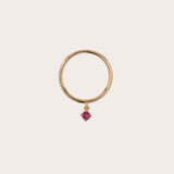 Mångata pink topaz ring