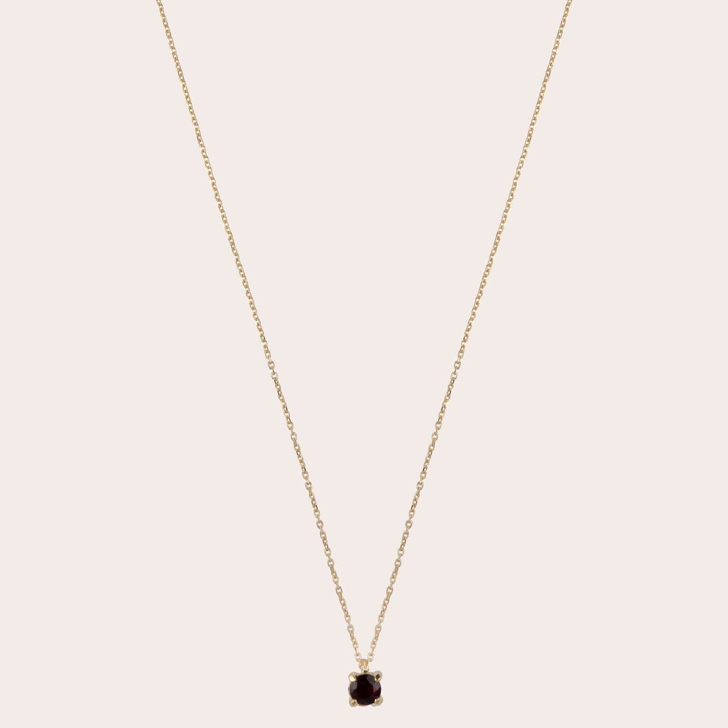 Niamh garnet necklace