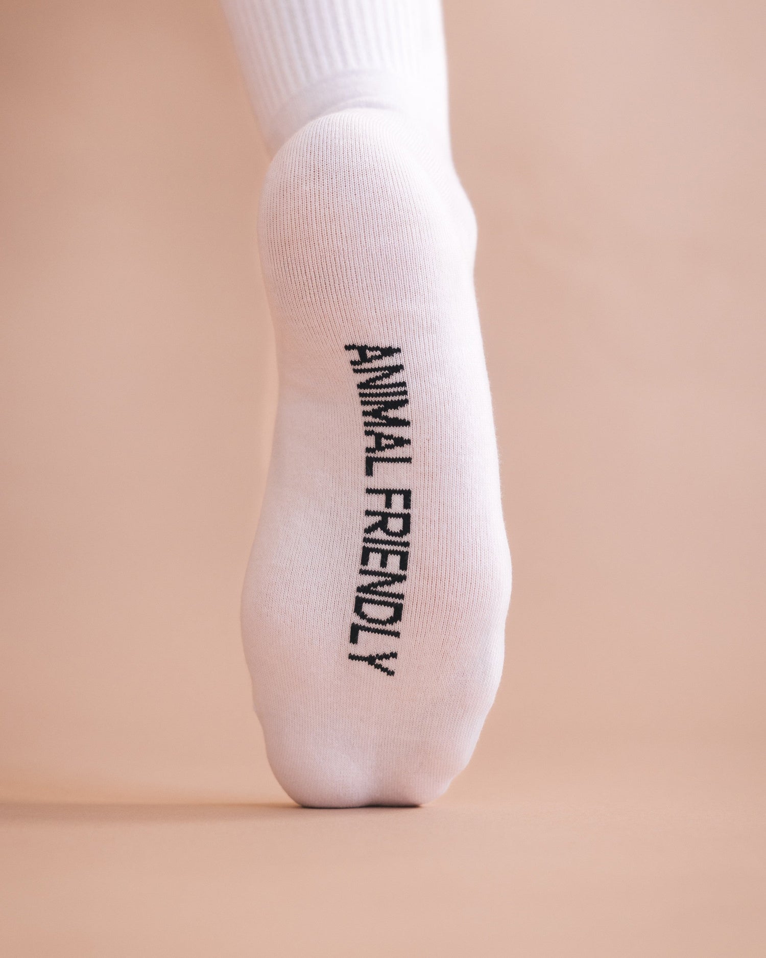 footbed printed logo white socks NAE Vegan