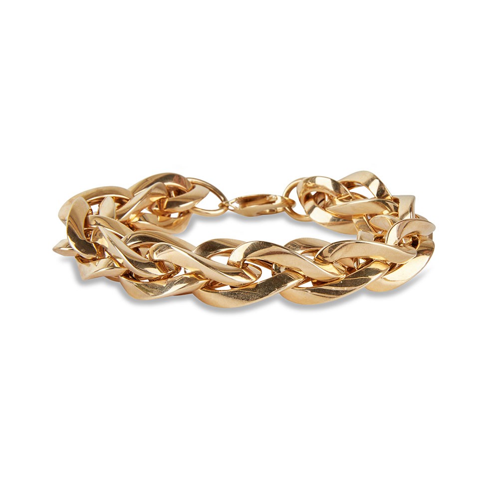 Bold bracelet 14 Karat Gold