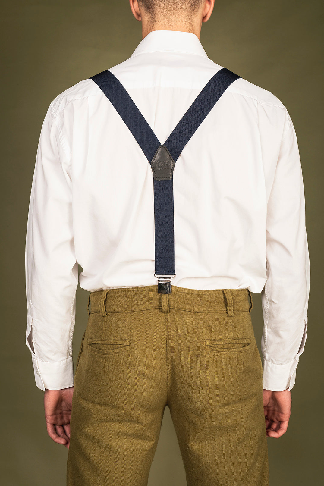 VICTOR Blue | Vegan Elastic Suspenders