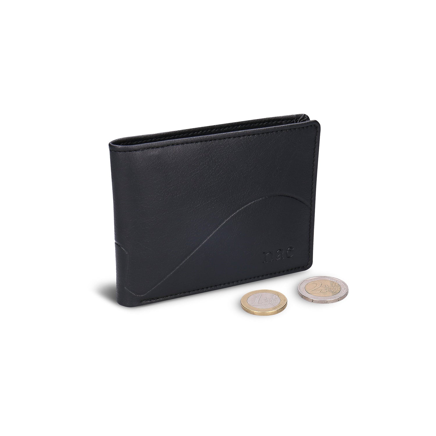 Cartera billetera vegana de hombre plegable bifold tarjetero portafotos carnets NAE
