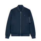 Unisex sustainable bomber jacket with quilted interior and functional storage, NEW WORLD GUARDIANS conscious line