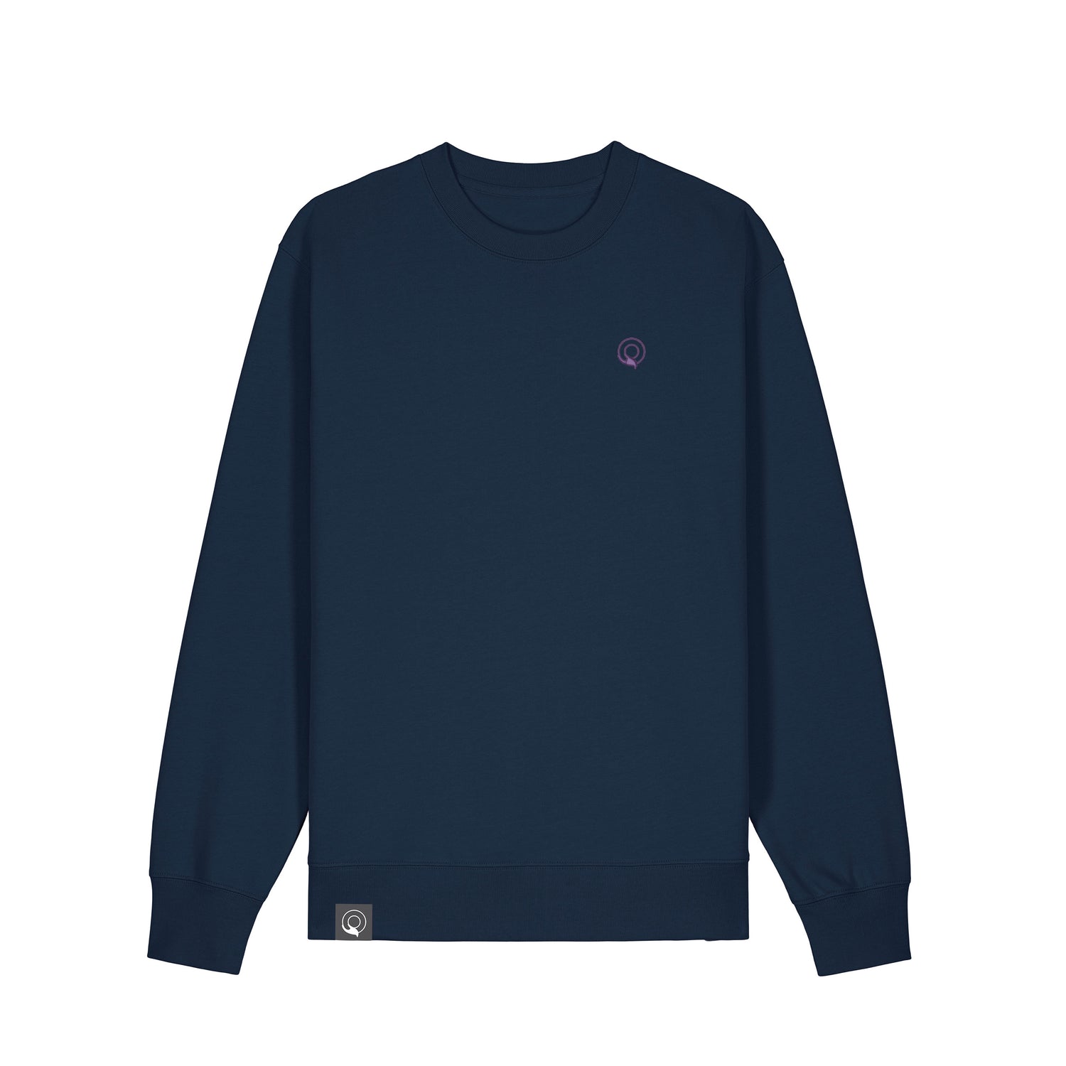 Navy blue NEW WORLD GUARDIANS IMPACT sweater, vegan and sustainable organic cotton crewneck, unisex, 20 colors