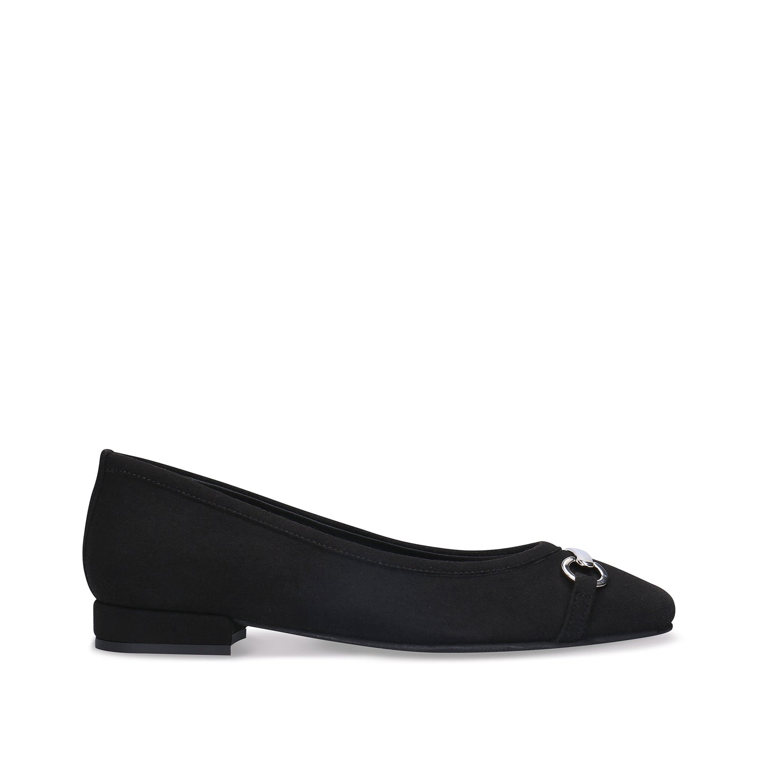 Ballerines femme véganes noires chaussures plates confort chic 36-42 argent NAE