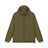 Lightweight recycled polyester unisex jacket with adjustable fit and secure storage, 10 color variations