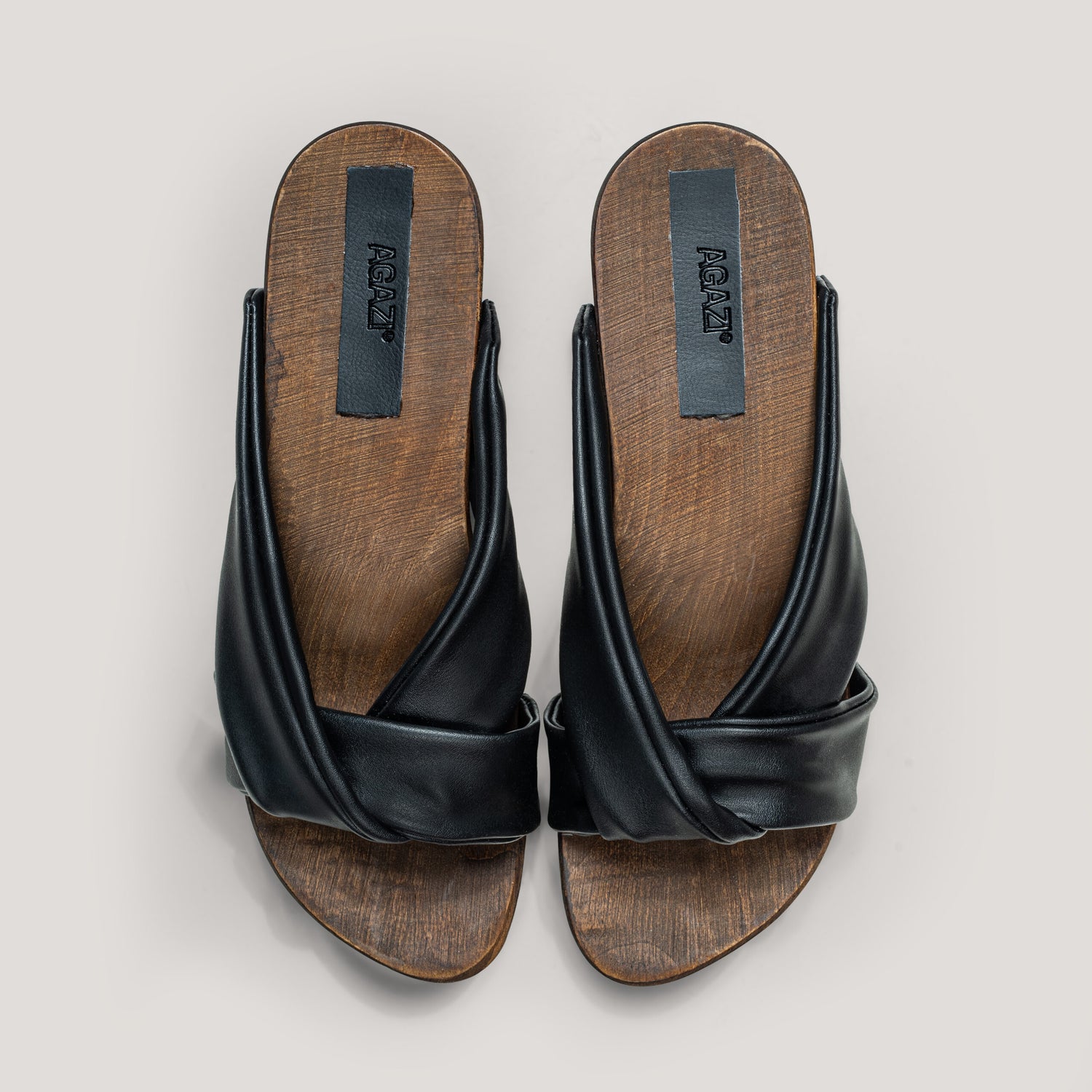 „Take me to Tokyo!“ vegane Traubenleder Holzclogs