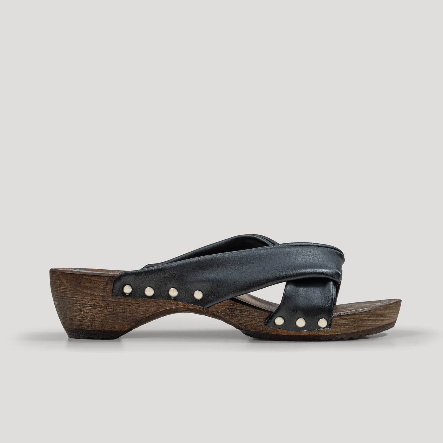 „Take me to Tokyo!“ vegane Traubenleder Holzclogs