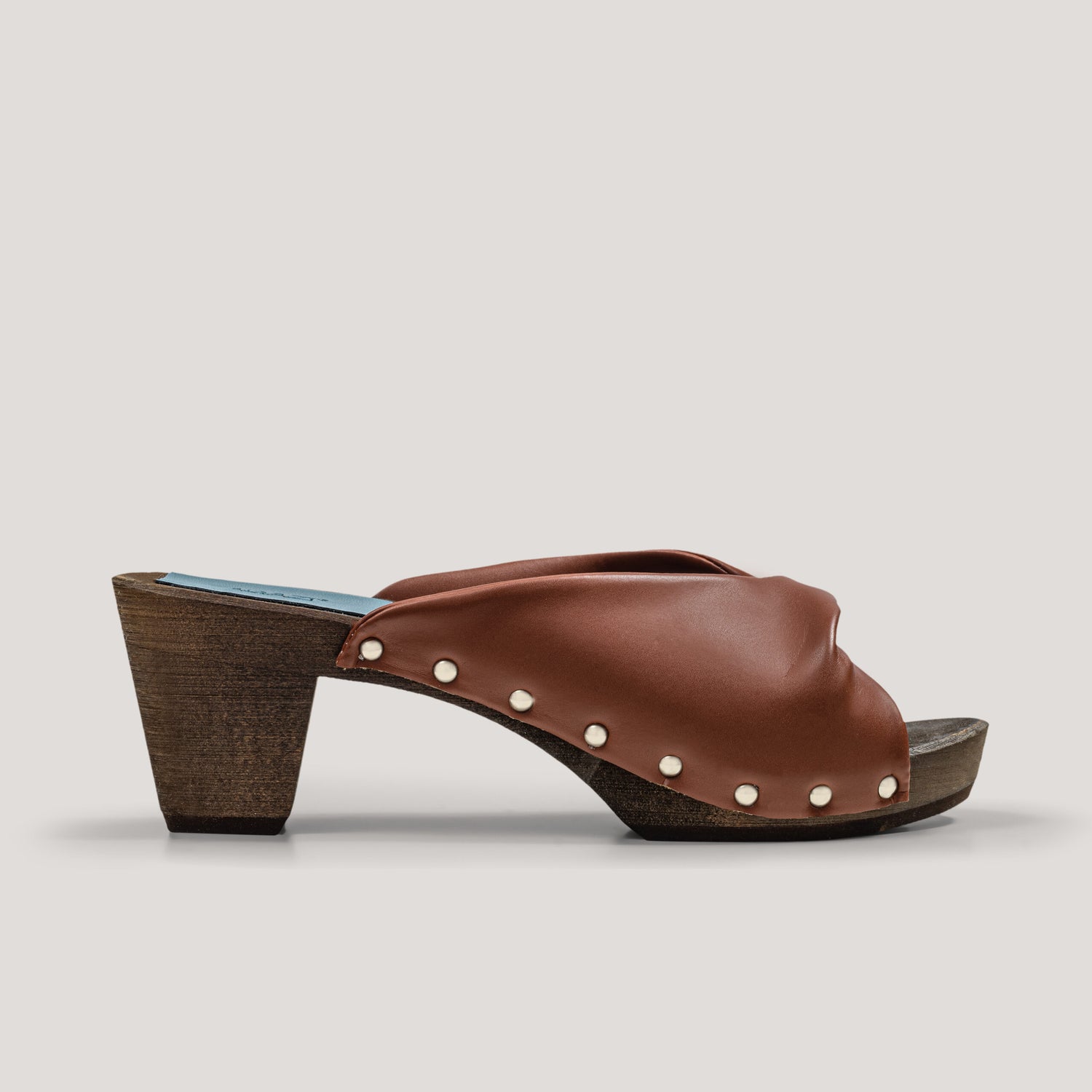 Vegane Maisleder Clogs: Karamell