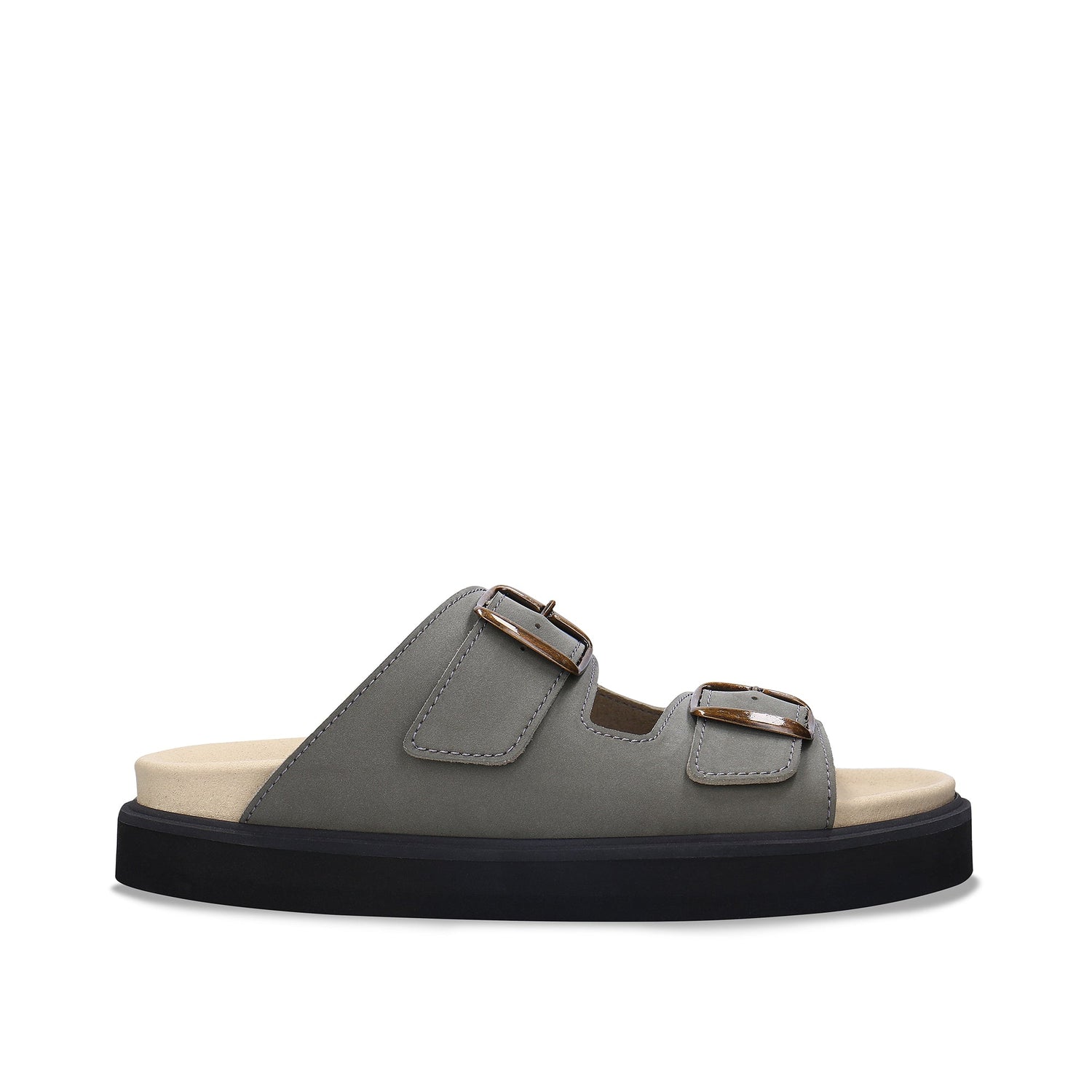 Vegan Unisex Sandals Thick Sole Urban Comfort Double Buckle