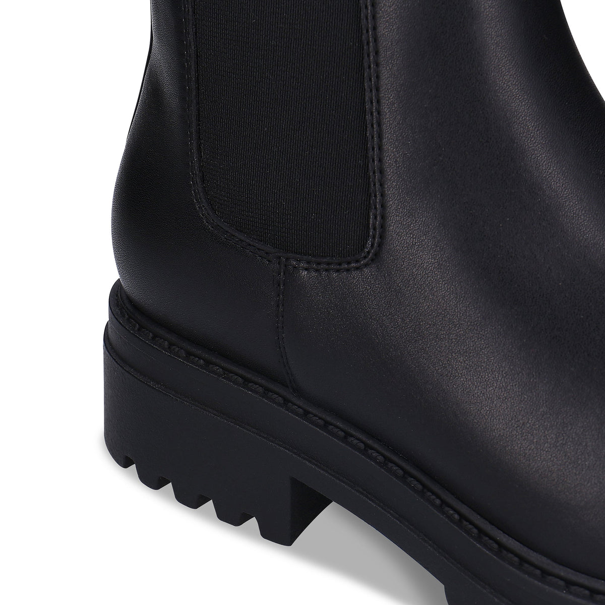 Ansicht schließen klobige, lässige vegane Stiefel
