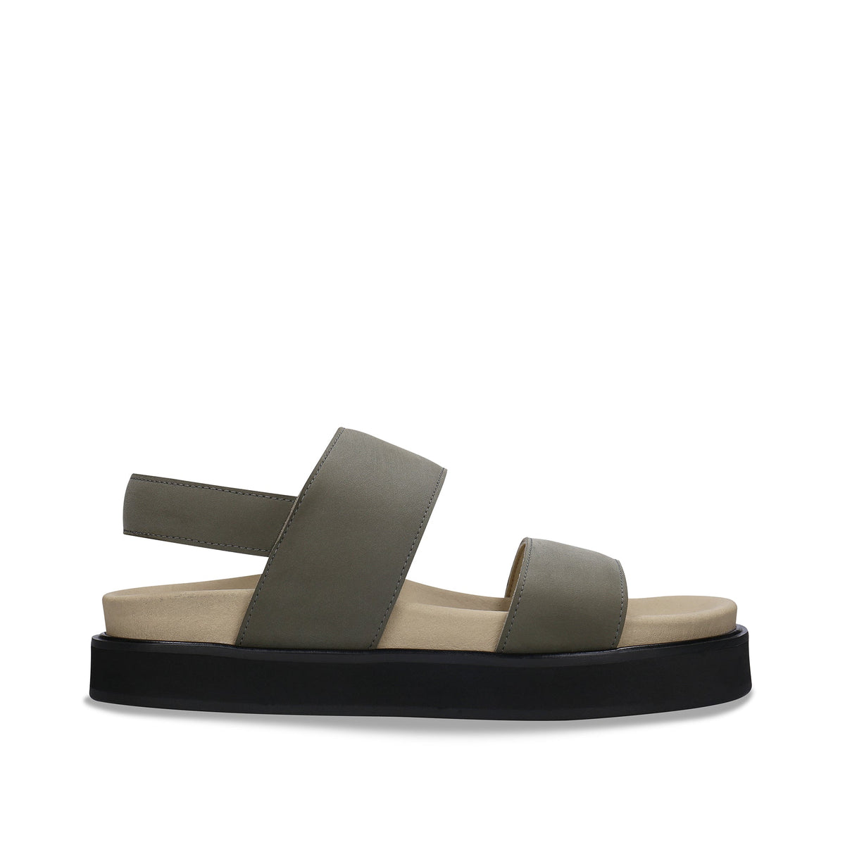 LAU Grüne Vegane Sandalen mit Plateau – Produktansicht 1