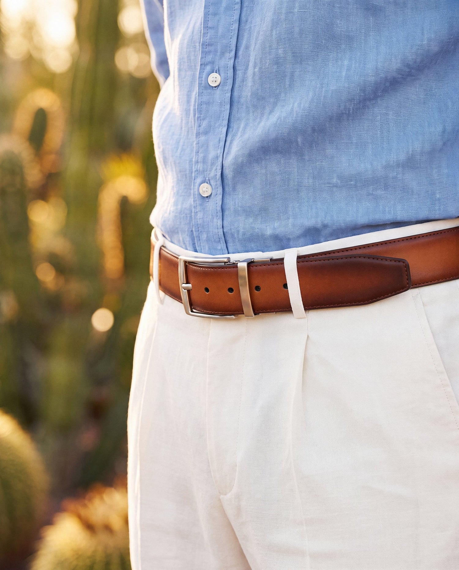 MALGRAT Brown Vegan Belt for Men | Desserto®