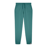 Green Ethical and sustainable joggers with garment-dyed finish, unisex organic cotton fashion by NEW WORLD GUARDIANS, 5 colors
