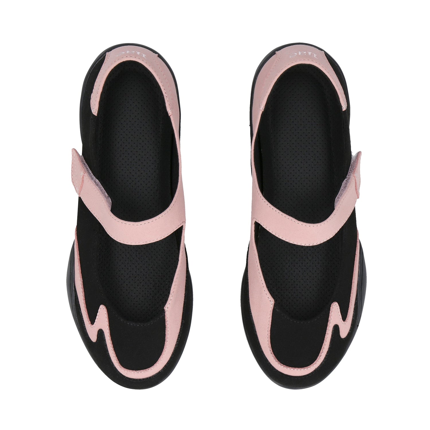 Vegane Damen-Sneaker mit Klettverschluss, bequeme Ballerinas im urbanen Stil