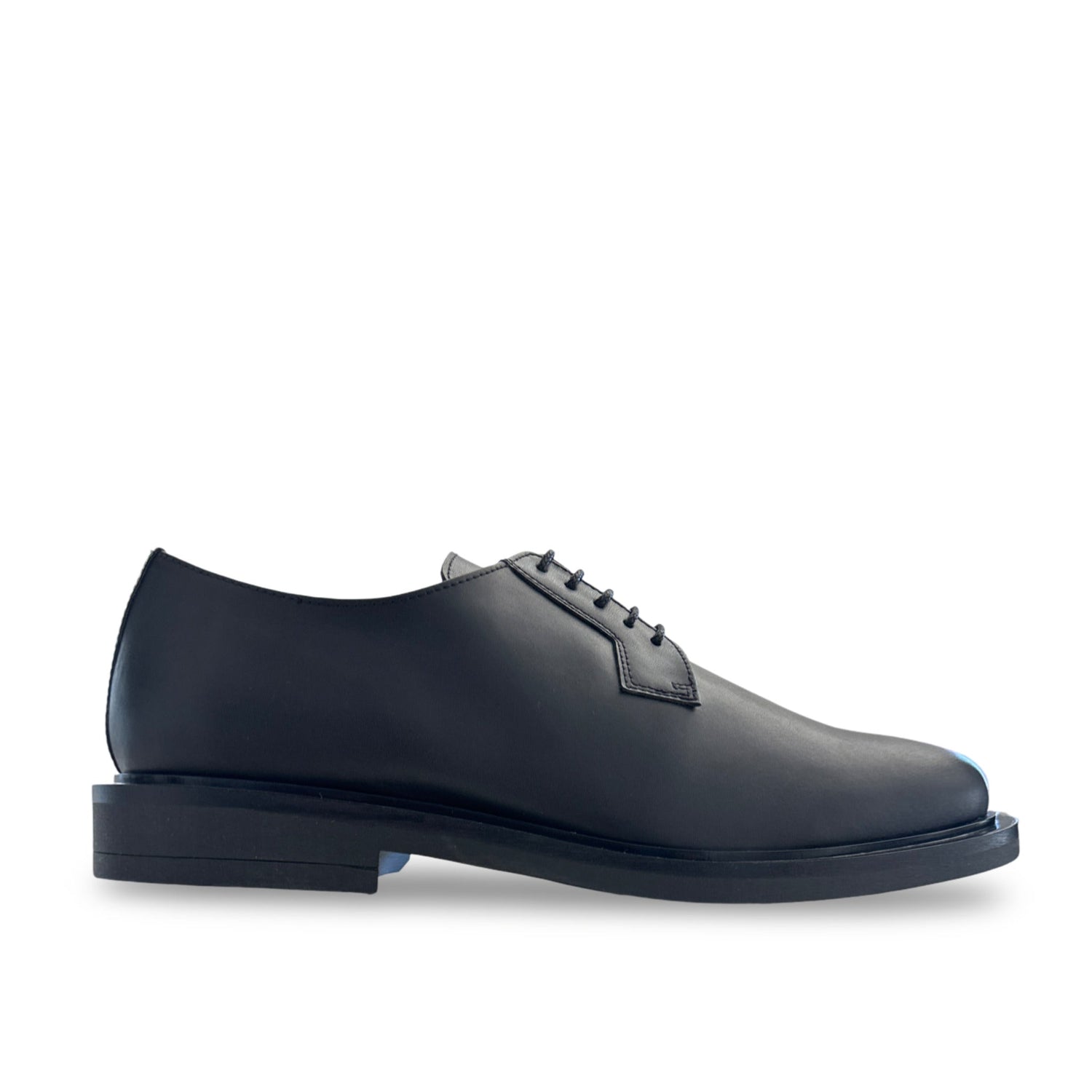 Men shoes microfiber dress office flats 5 eyelets