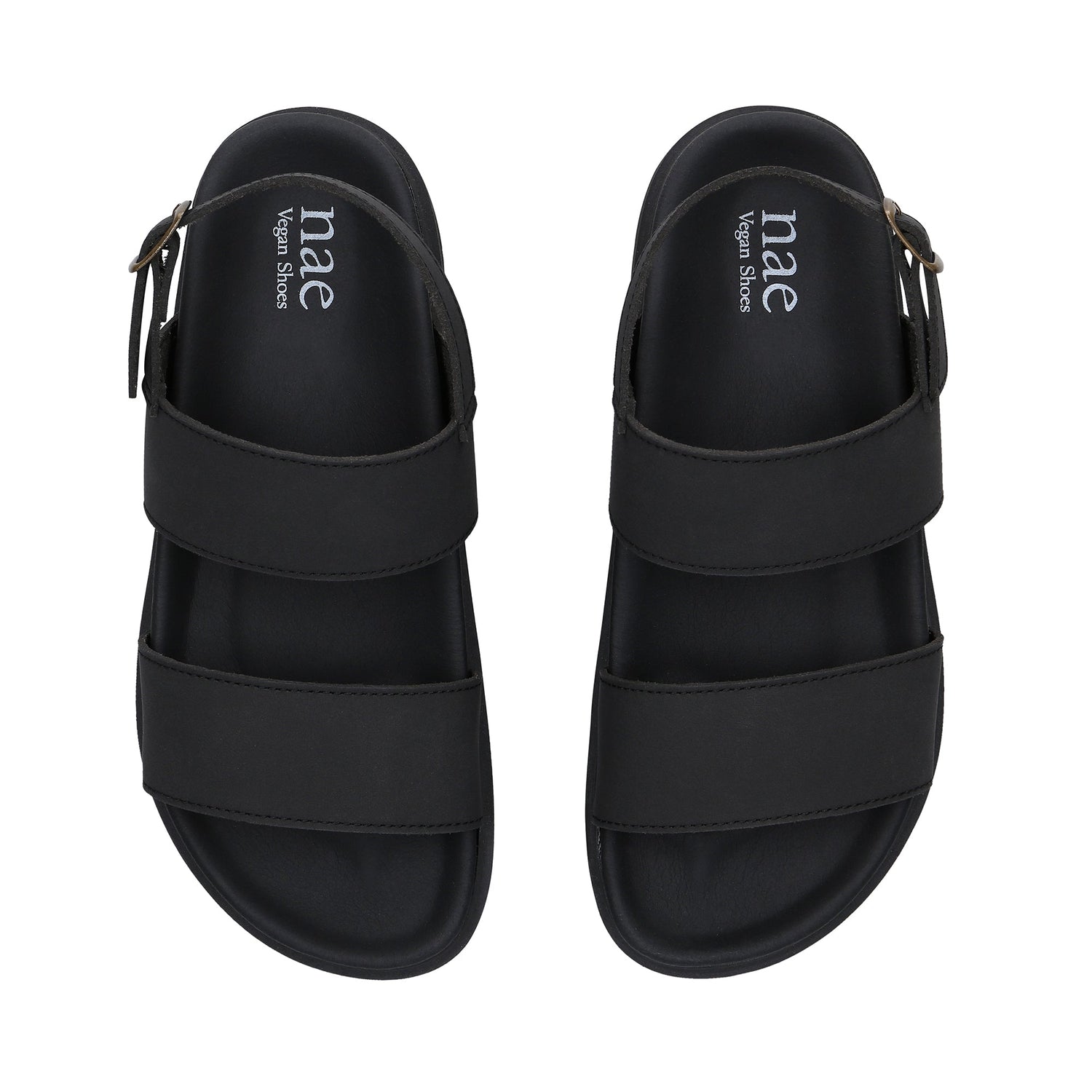 Sandalias veganas unisex slingback suela gruesa confort urbano ajustable