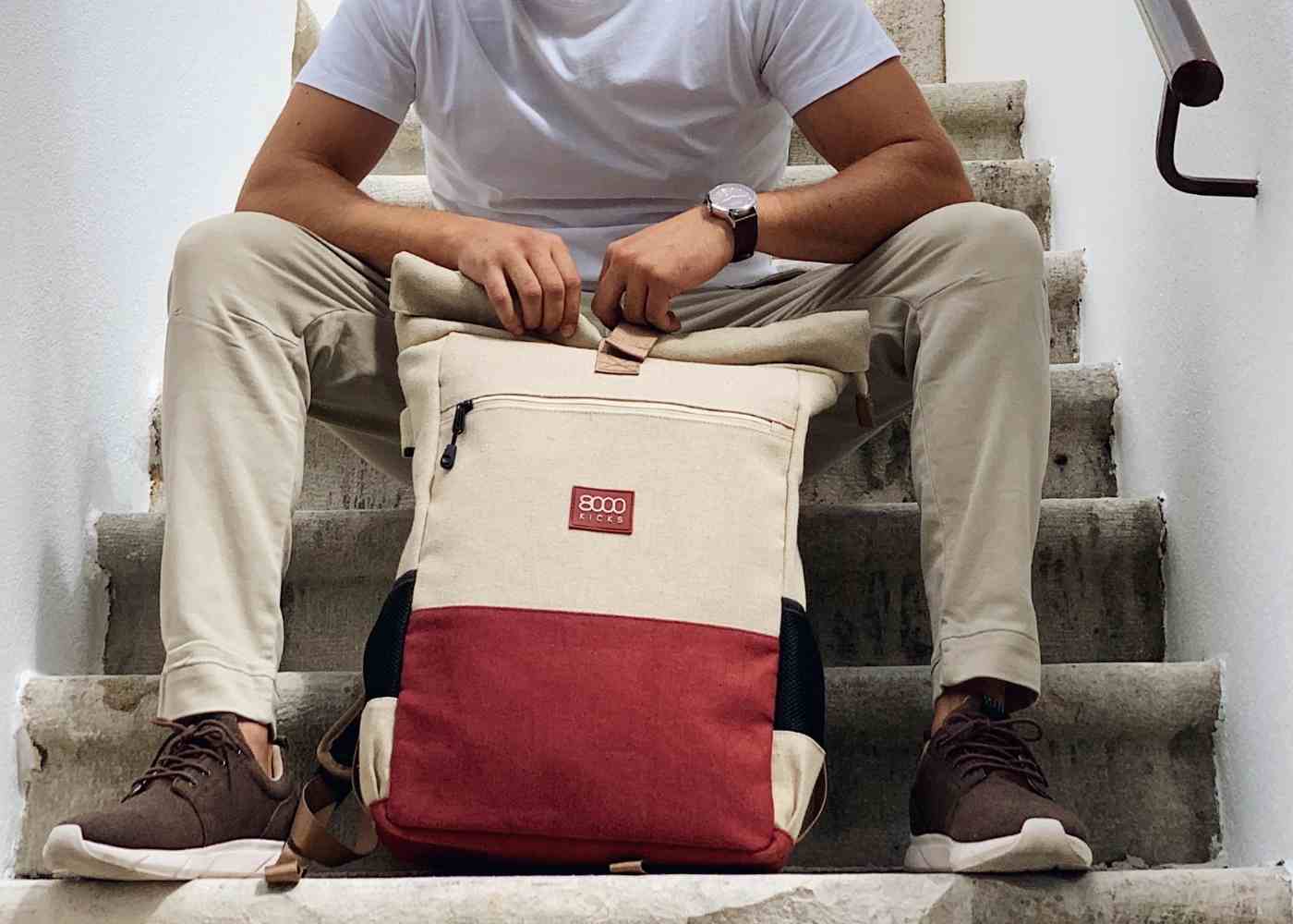 The Everyday Hemp Rolltop Backpacks - The #1 weatherproof hemp bag
