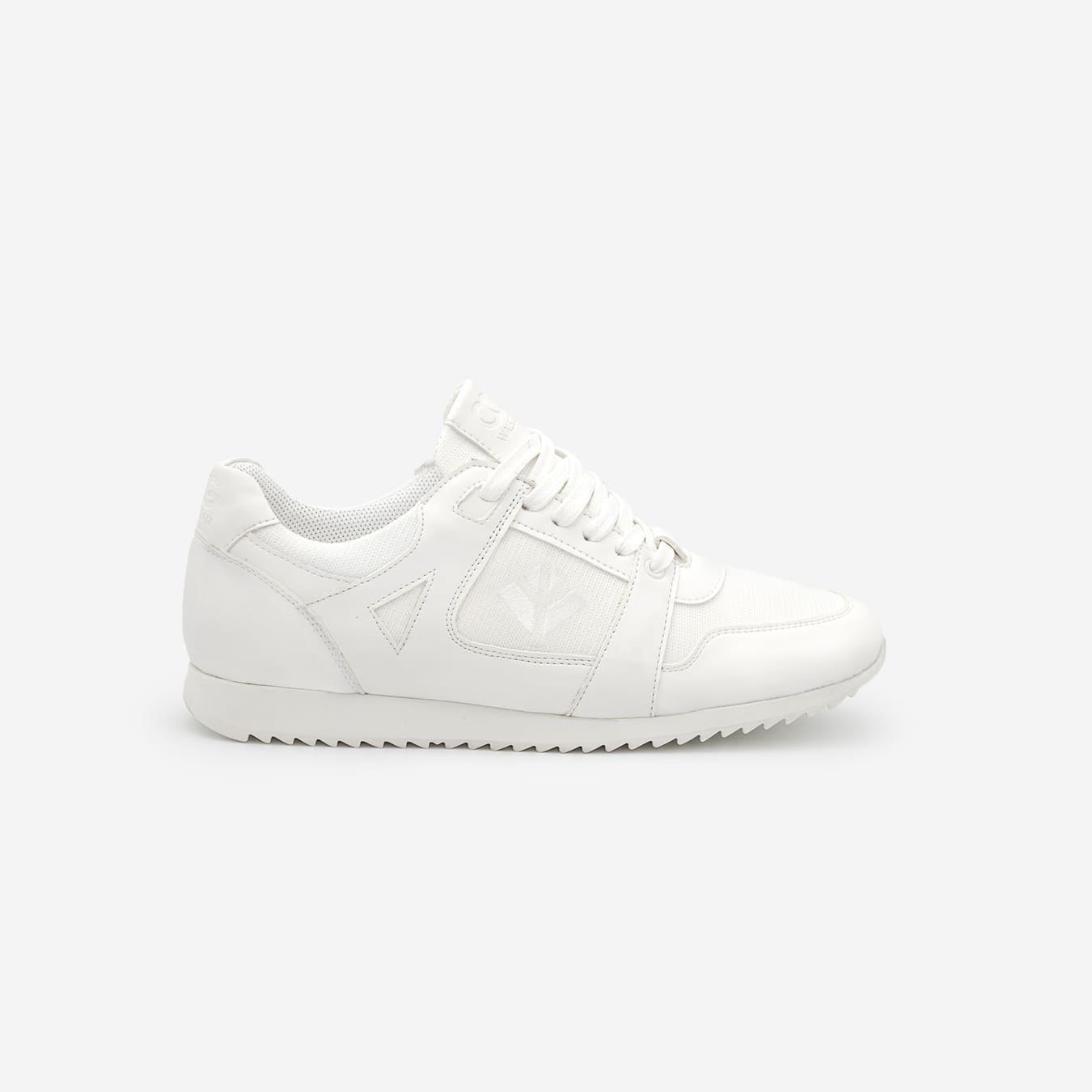 Baskets running végan et écologique femme blanc - Raven Cog