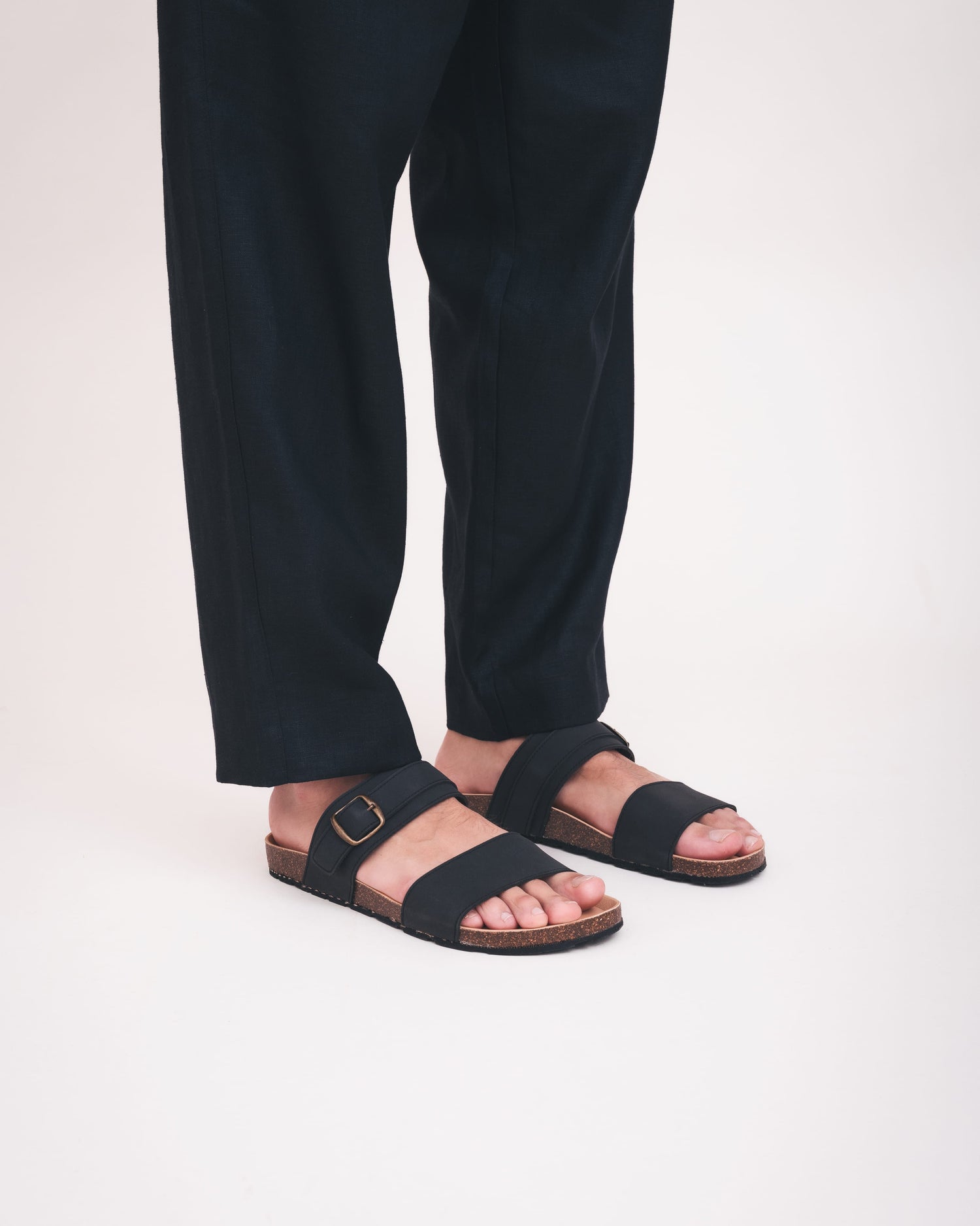 Vegan unisex sandalen kurken voetbed gerecyclede zool comfortabel zomer