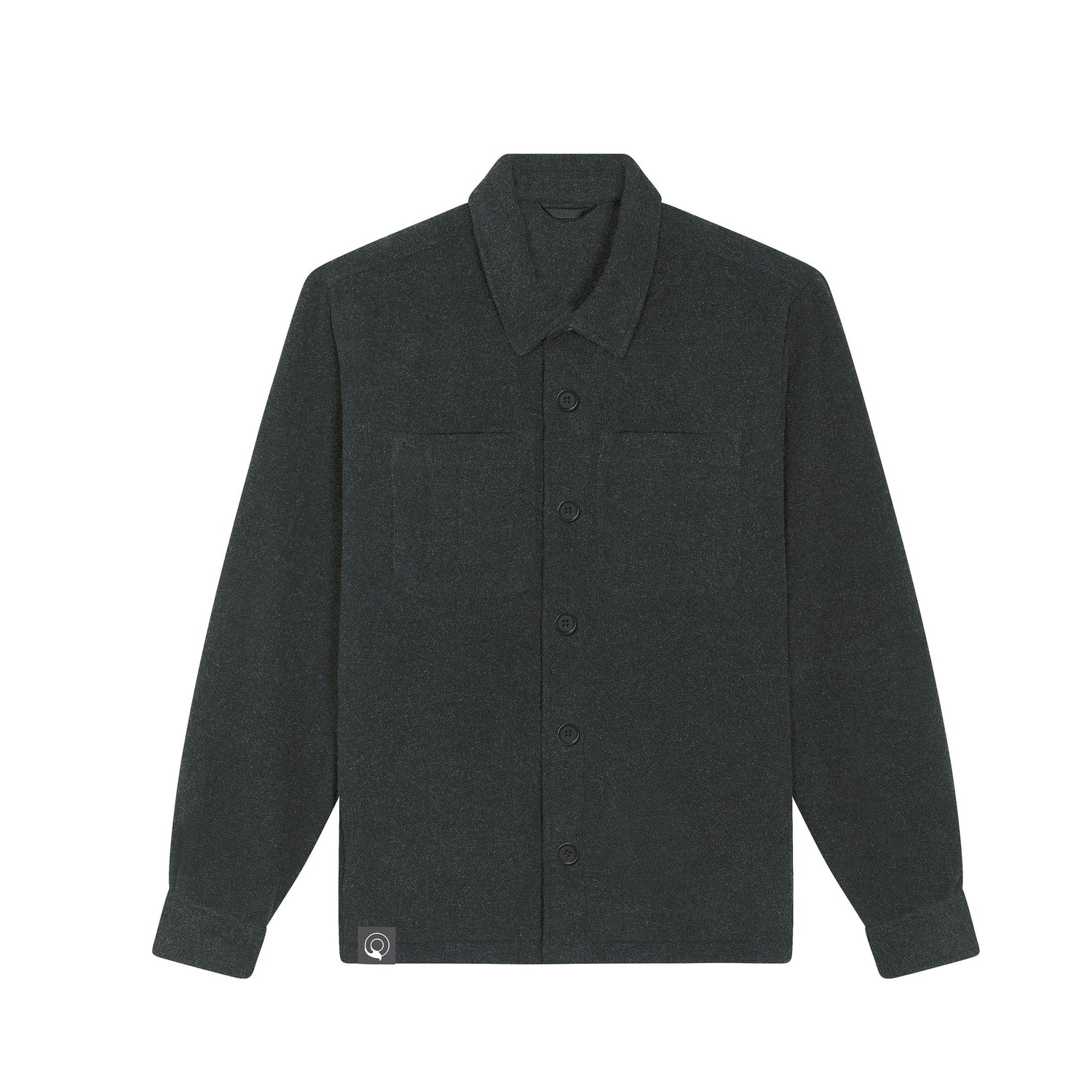 Graue NEW WORLD GUARDIANS Eco Pioneer Shirt Jacke aus 100 % recyceltem Polyester, nachhaltige Unisex Overshirt Jacke in 3 Farben