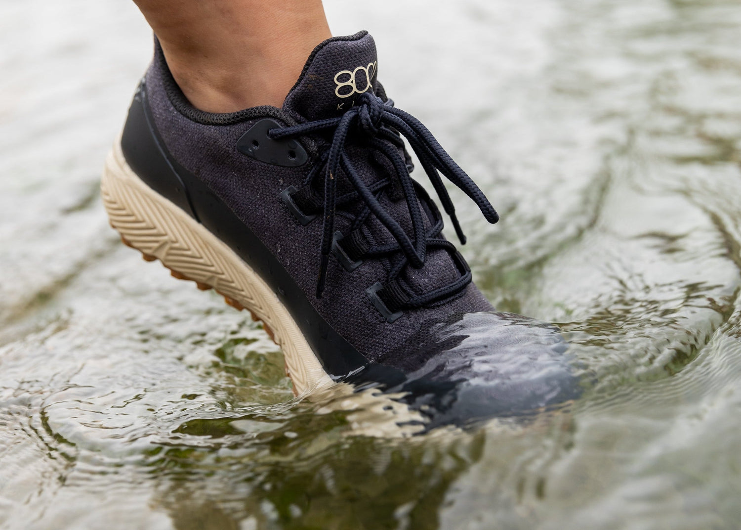 Trekker Hemp Sneaker for Men in Navy Blue