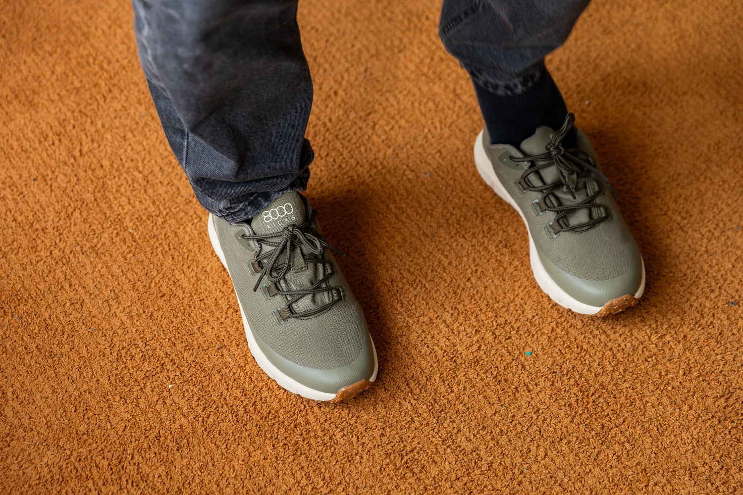 Trekker Hemp Sneaker for Women in Dark Green