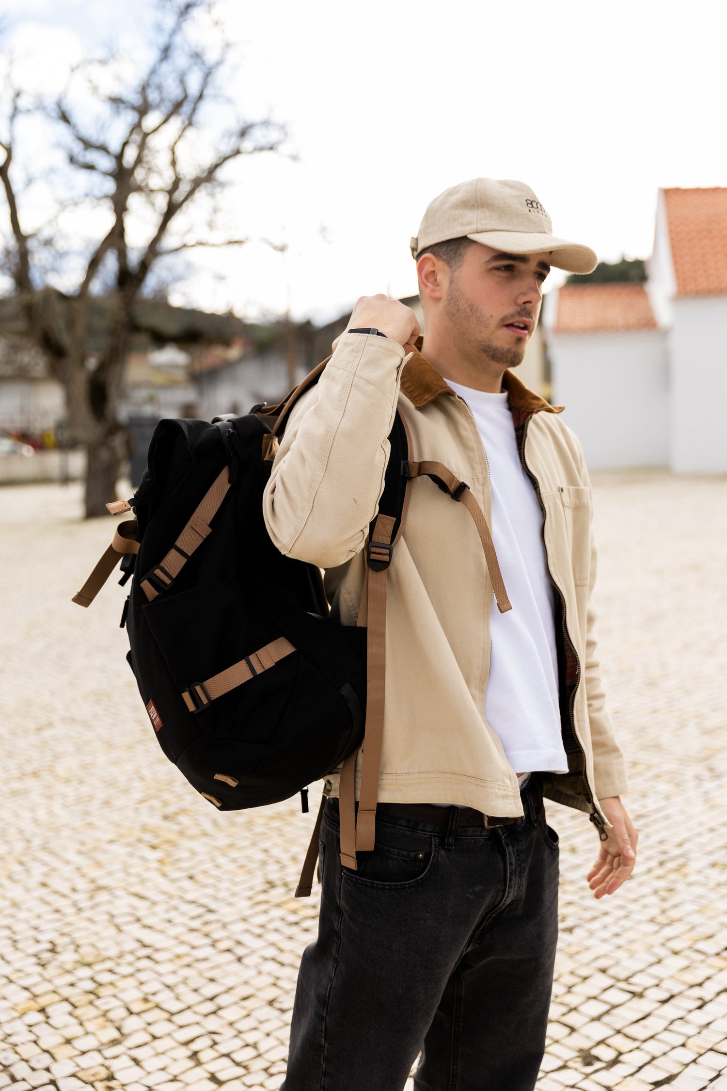 Nomad Hanf Rucksack in Schwarz