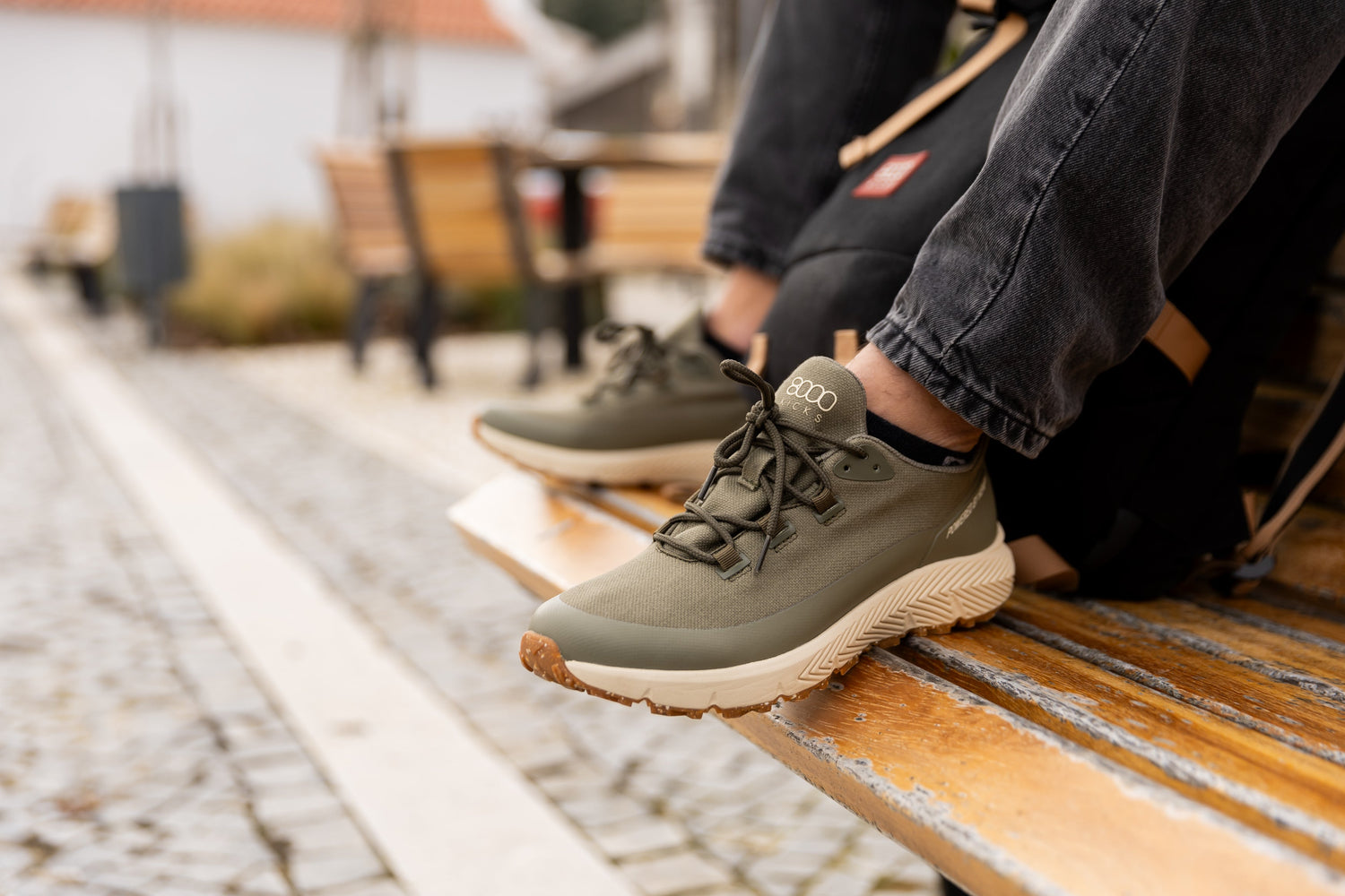 Trekker Hemp Sneaker for Women in Dark Green