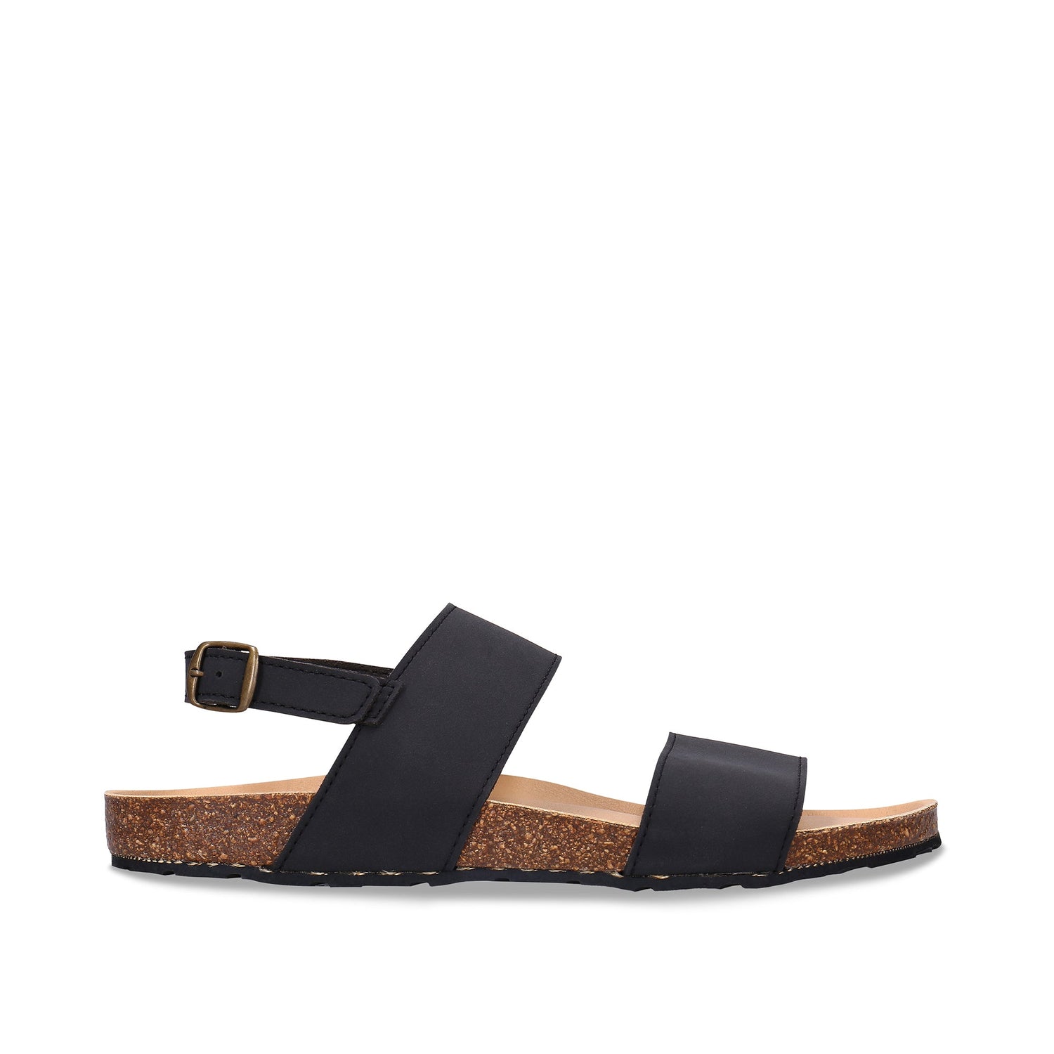 Vegan Unisex Slingback Sandalen Korkfußbett recycelte Sohle Sommer
