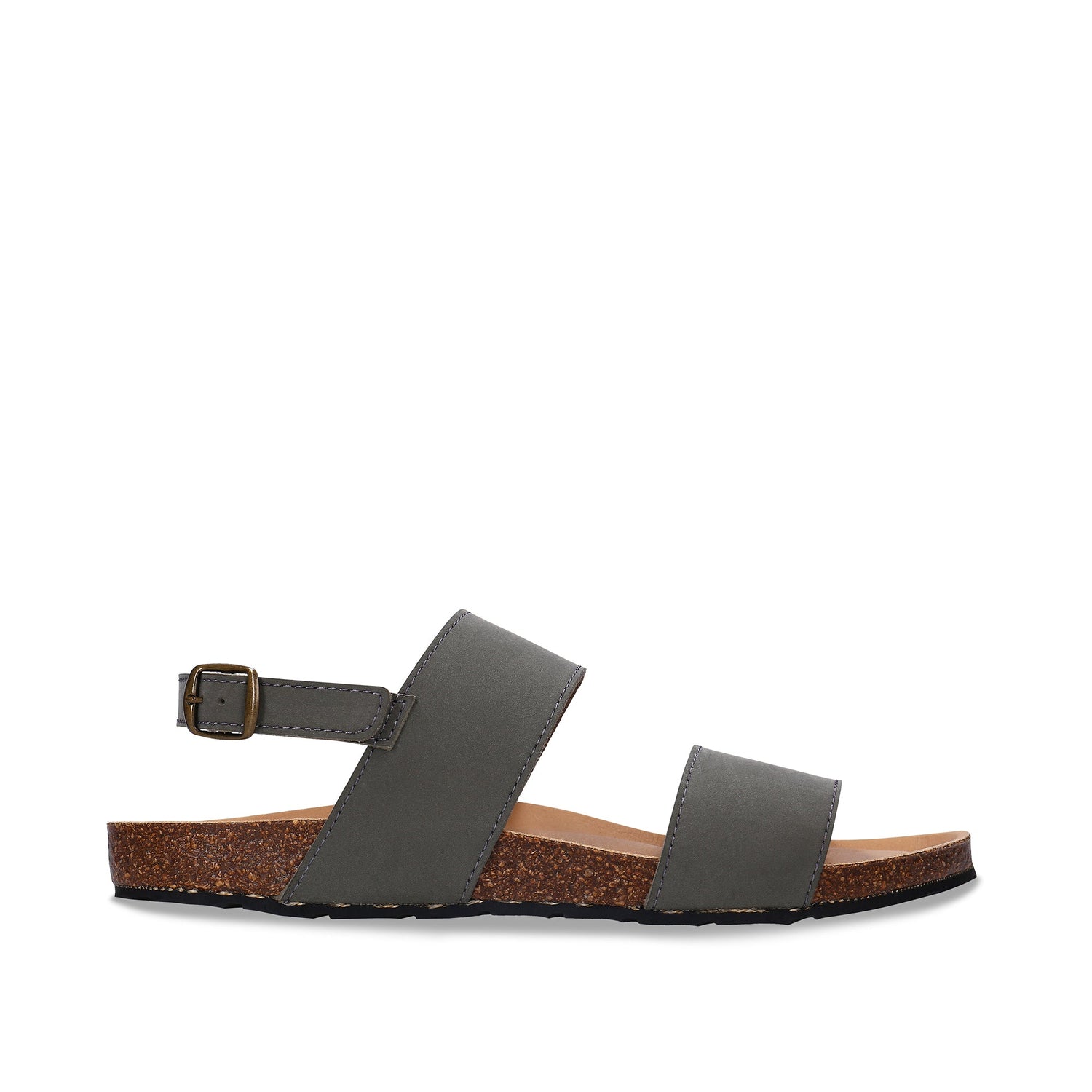 Vegan unisex slingback sandals cork footbed recycled sole summer comfort