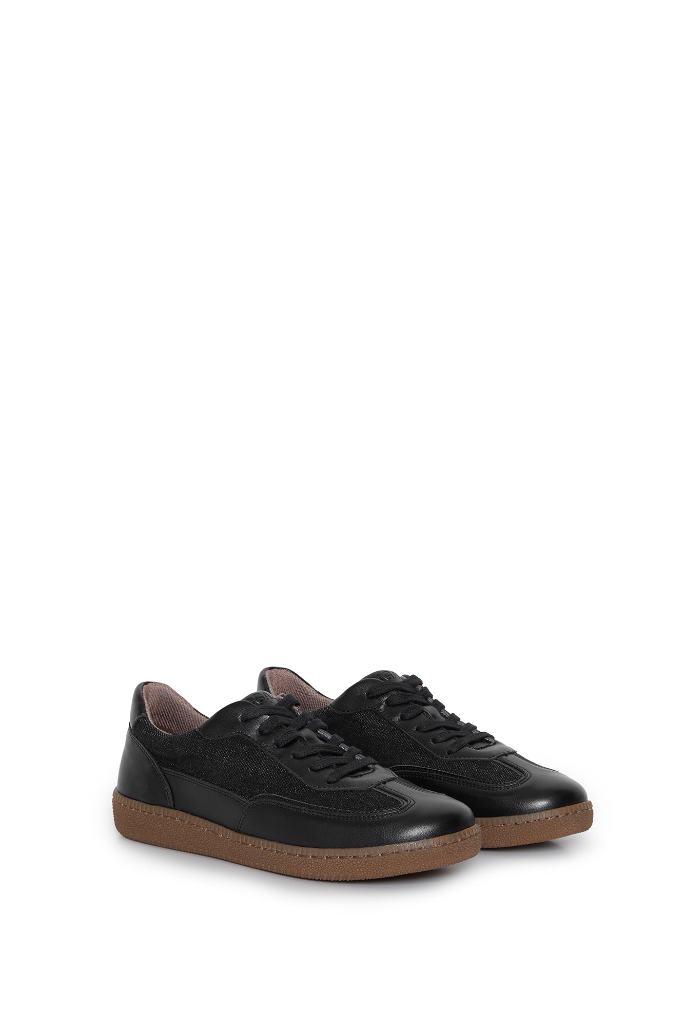 NOMAD MOON | Schwarze Nachhaltige Sneaker aus Veganem Leder & Leinen