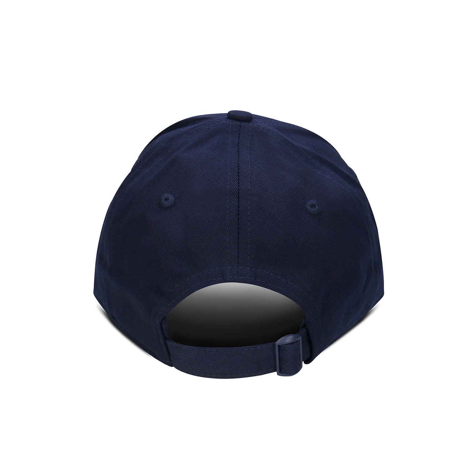 back view of a blue cap of nae vegan shoes made with organic cotton in Portugal